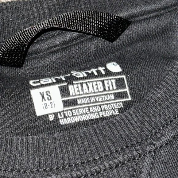 Black Carhartt Crewneck Sweatshirt - Picture 2 of 6